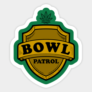 Bowl Patrol Sticker